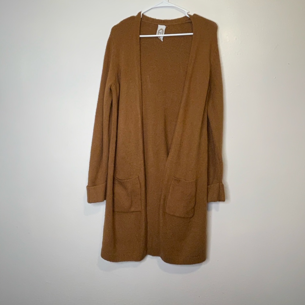 Elegant Tan Women's Cardigan